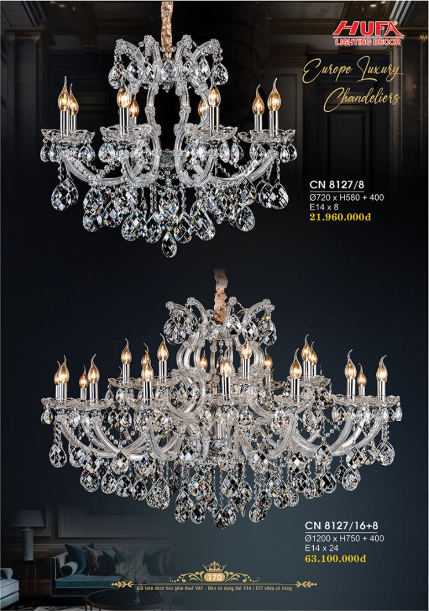 Bảng giá đèn trang trí HUFA